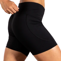 BROOKS Women's Moment 5" Running Short Tight (001 - Black) -Brooks 01D96CAB 5546 462F AB29 1DDB6CA1A692