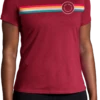 BROOKS Women's Distance Short Sleeve 2.0 (685 - Heather Razzmatazz/Rainbow Stripe) -Brooks 043A171B 5114 4789 BECB 4633F895EA30