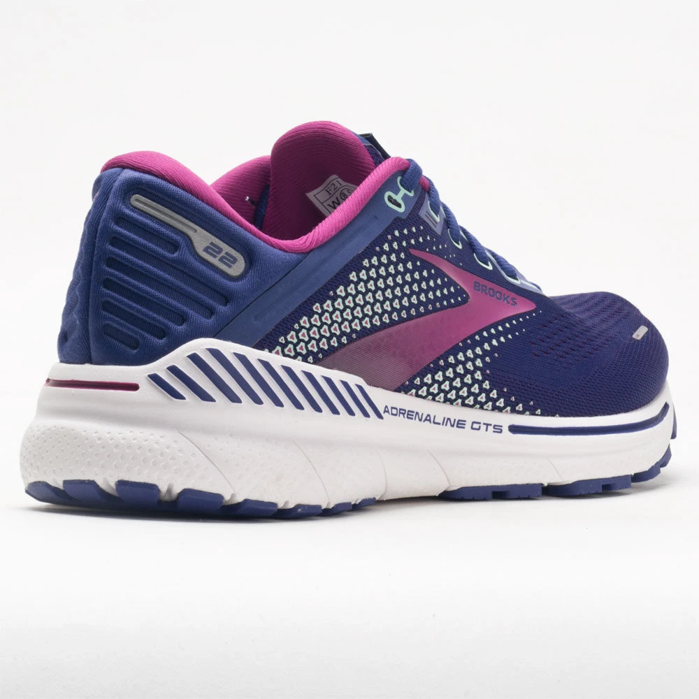 Brooks Adrenaline GTS 22 Women's Navy/Yucca/Pink 8 Brooks Adrenaline GTS 22 Women's Navy/Yucca/Pink - Image 6