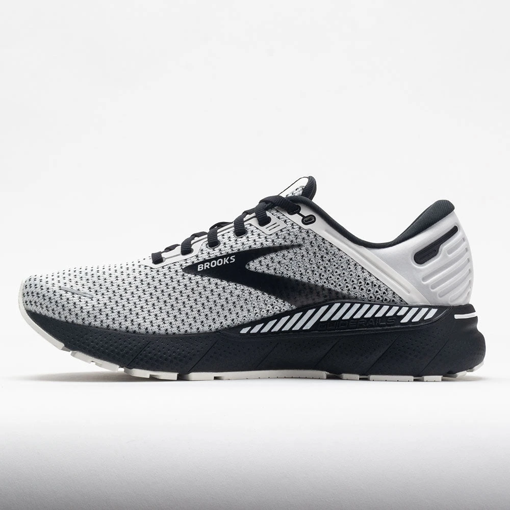 Brooks Adrenaline GTS 22 Men's White/Grey/Black 4 Brooks Adrenaline GTS 22 Men's White/Grey/Black - Image 2