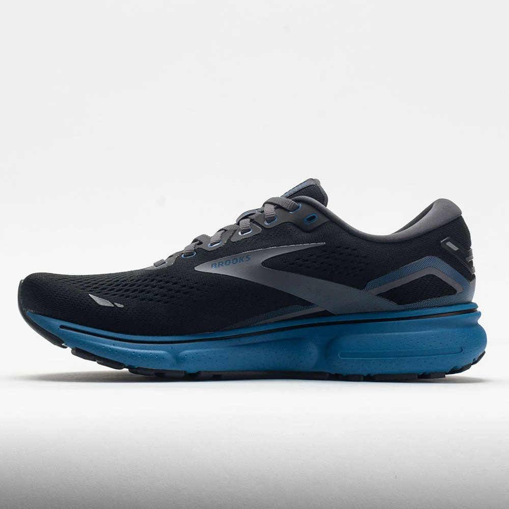 Brooks Ghost 15 Men's Black/Blackeded Pearl/Blue 4 Brooks Ghost 15 Men's Black/Blackeded Pearl/Blue - Image 2