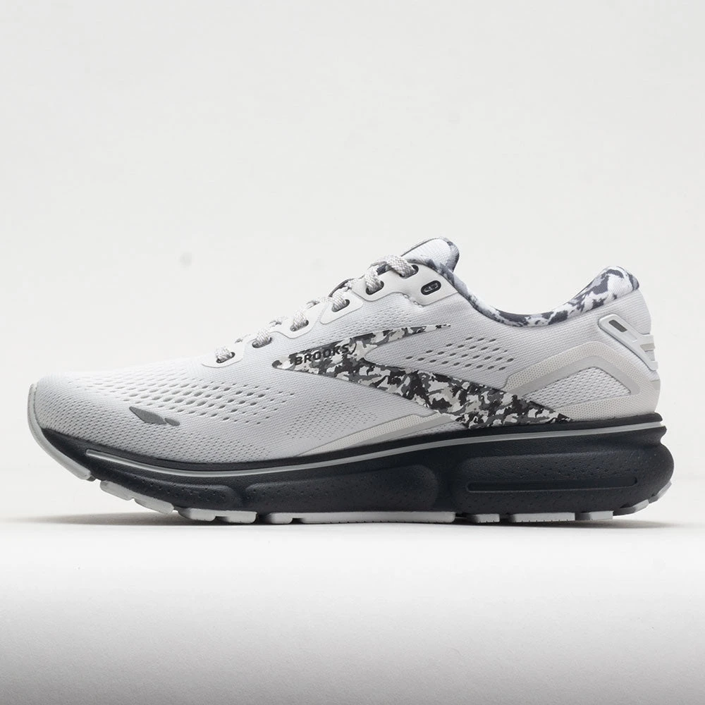 Brooks Ghost 15 Men's White/Ebony/Oyster 4 Brooks Ghost 15 Men's White/Ebony/Oyster - Image 2