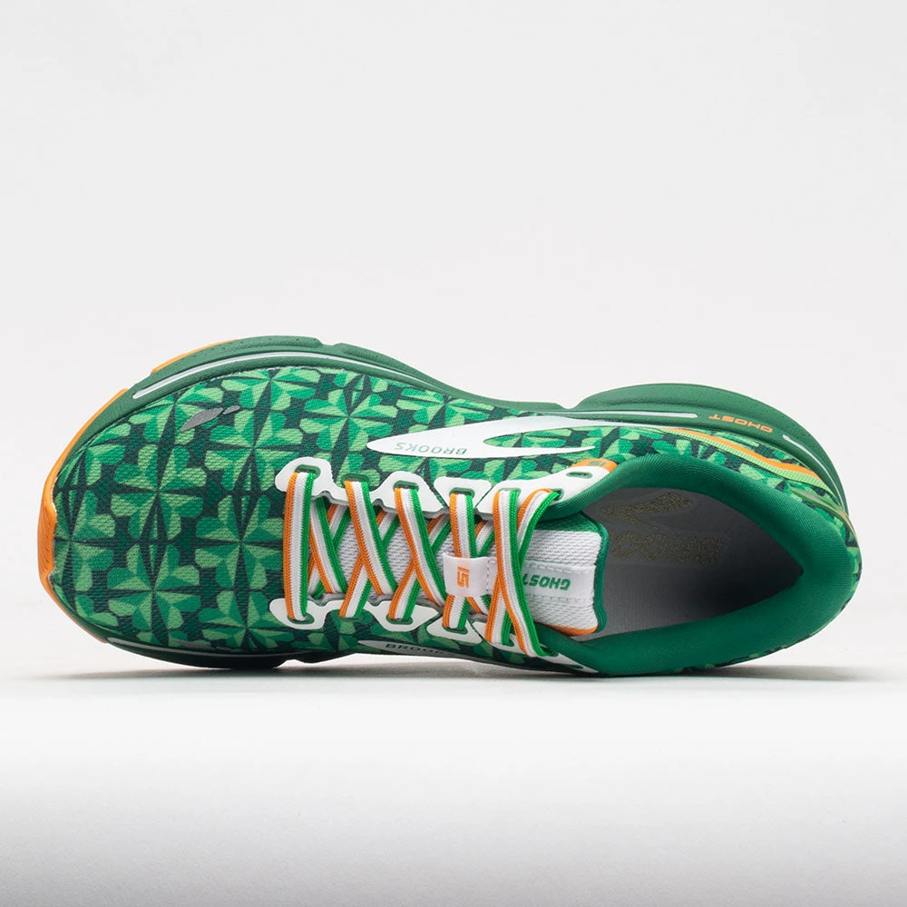 Brooks Ghost 15 Women's Run Lucky Green/White/Orange 5 Brooks Ghost 15 Women's Run Lucky Green/White/Orange - Image 3