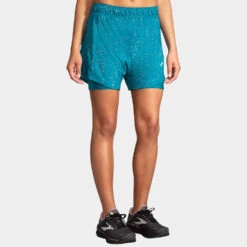 Brooks Chaser 5" 2-in-1 Shorts Women's 28 Brooks Chaser 5" 2-in-1 Shorts Women's -Brooks 056804 486 1
