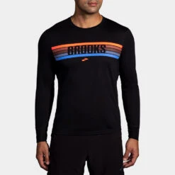 Brooks Distance Graphic Long Sleeve Men's -Brooks 056816 002 1