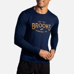 Brooks Distance Graphic Long Sleeve Men's -Brooks 056816 481 1