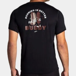 Brooks Distance Graphic Short Sleeve Men's 28 Brooks Distance Graphic Short Sleeve Men's -Brooks 056934 013 2