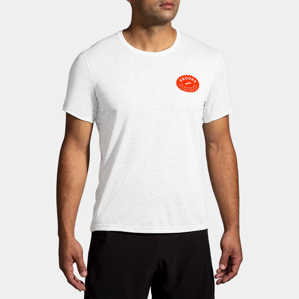 Brooks Distance Graphic Short Sleeve Men's 3 Brooks Distance Graphic Short Sleeve Men's