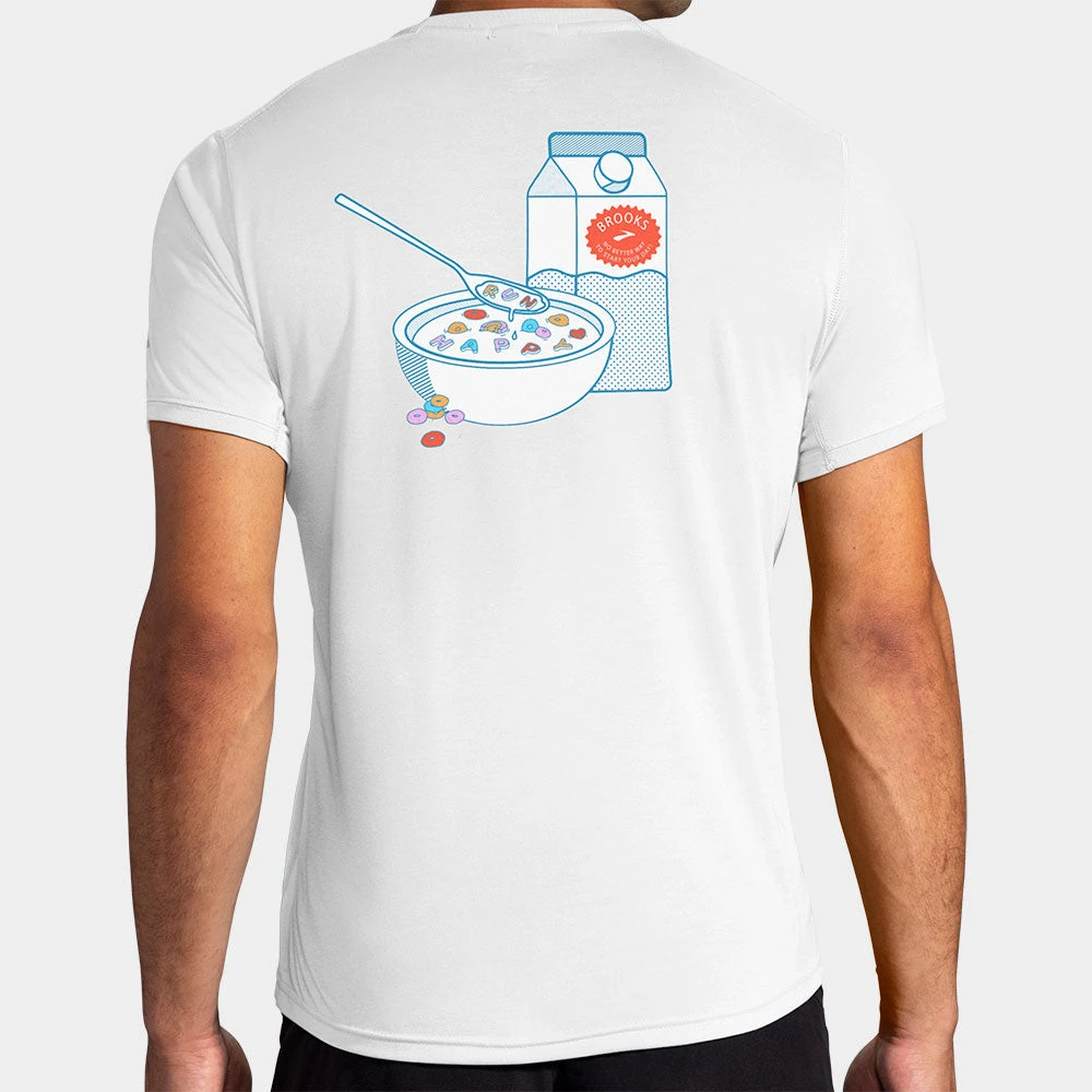 Brooks Distance Graphic Short Sleeve Men's 4 Brooks Distance Graphic Short Sleeve Men's - Image 2