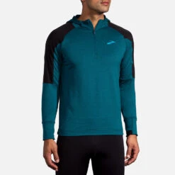 Brooks Notch Thermal Hoodie Men's 12 Brooks Notch Thermal Hoodie Men's -Brooks 057086 446 1