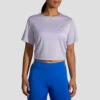 Brooks Run Within Crop Tee Women's -Brooks 057163 565 1