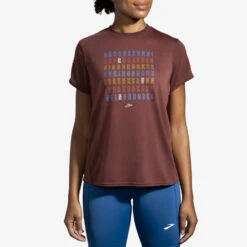 Brooks Distance Graphic Short Sleeve Spring 2022 Women's -Brooks 057202 234 1