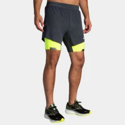 Brooks Run Visible 5" 2-in-1 Short Men's