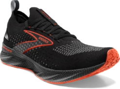 BROOKS Men's Levitate Stealthfit 6 (090 - Black/Spicy Orange) -Brooks 064A5FA3 EF46 4422 9BD0 7758554D0243