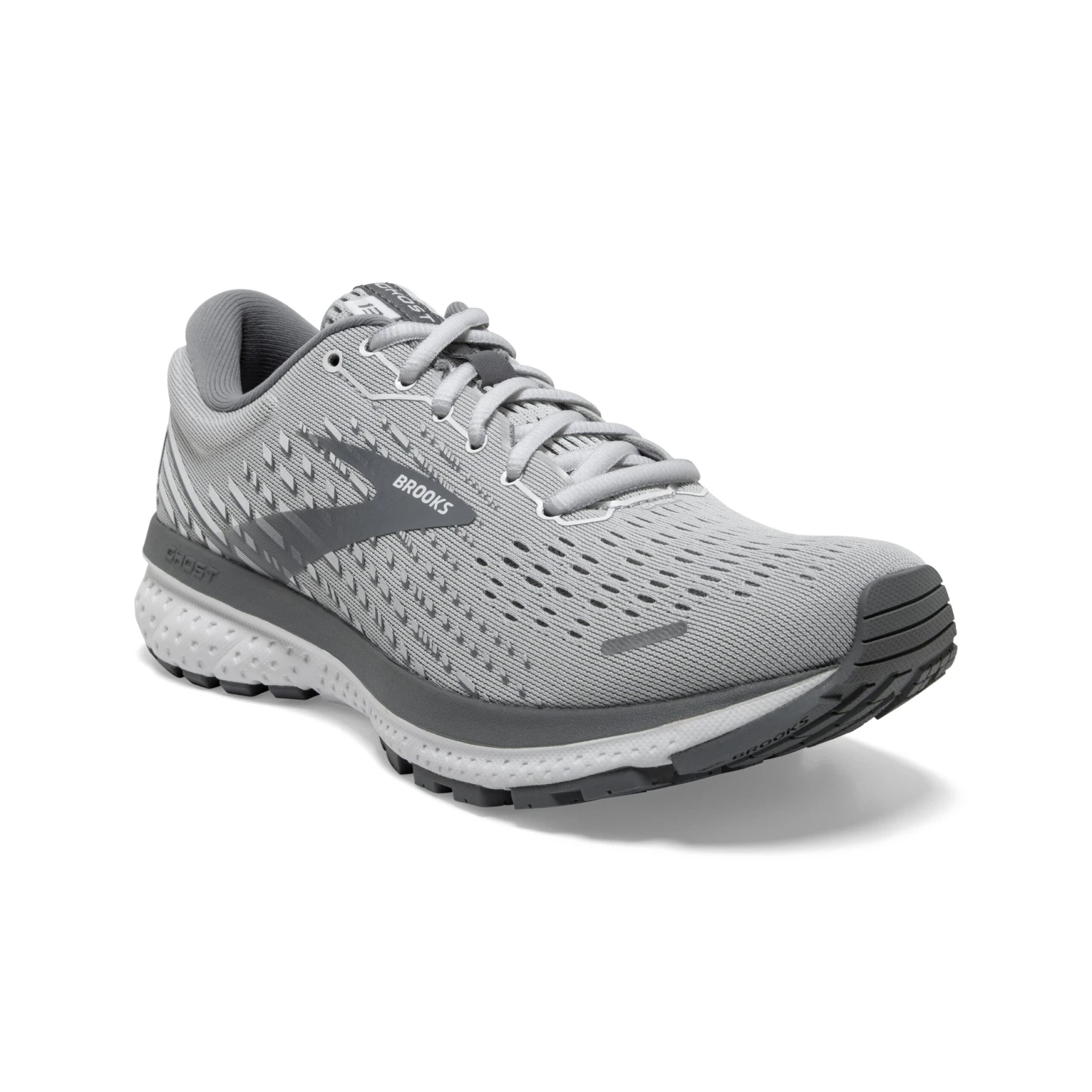 BROOKS Women's Ghost 13 (051 - Alloy/oyster/white) 3 BROOKS Women's Ghost 13 (051 - Alloy/oyster/white)