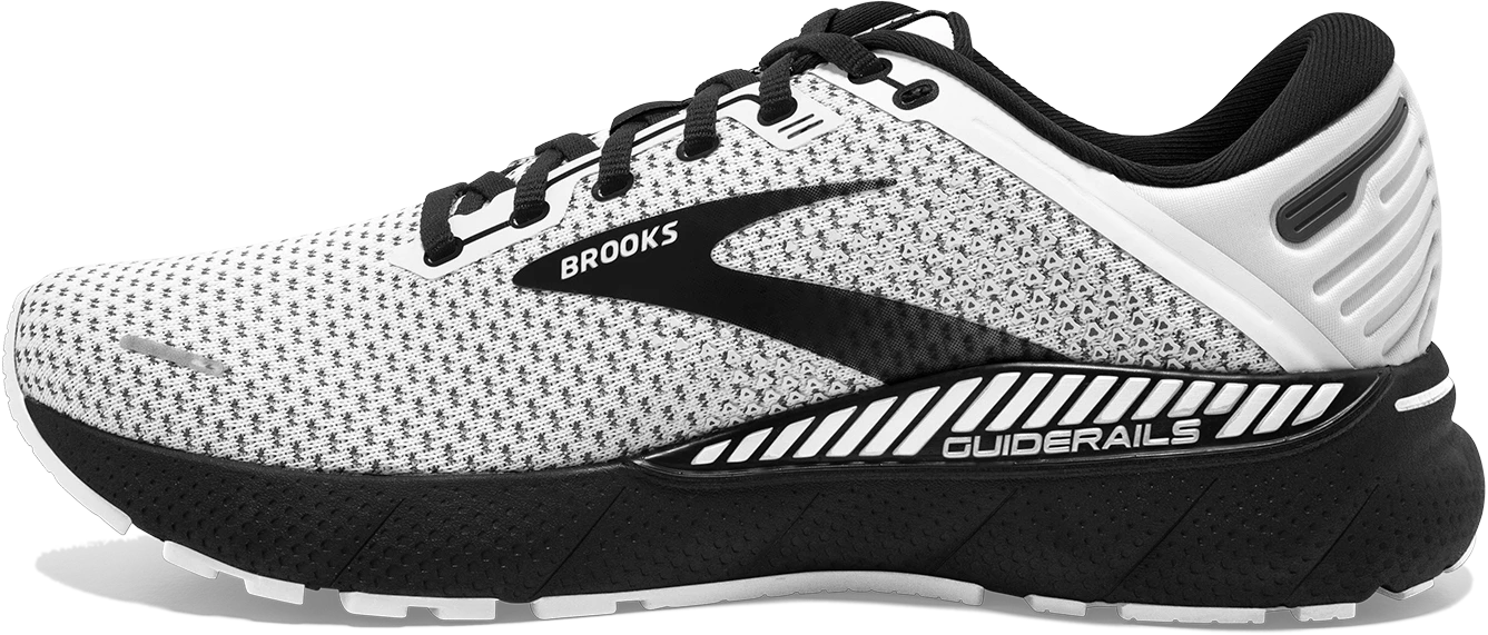 BROOKS Men’s Adrenaline GTS 22 (135 - White/Grey/Black) 4 BROOKS Men’s Adrenaline GTS 22 (135 - White/Grey/Black) - Image 2