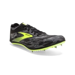 BROOKS Unisex ELMN8 V5 (081 - Black/Grey/Nightlife) 10 BROOKS Unisex ELMN8 V5 (081 - Black/Grey/Nightlife) -Brooks 100034 081 a elmn8 v5 unisex running flats