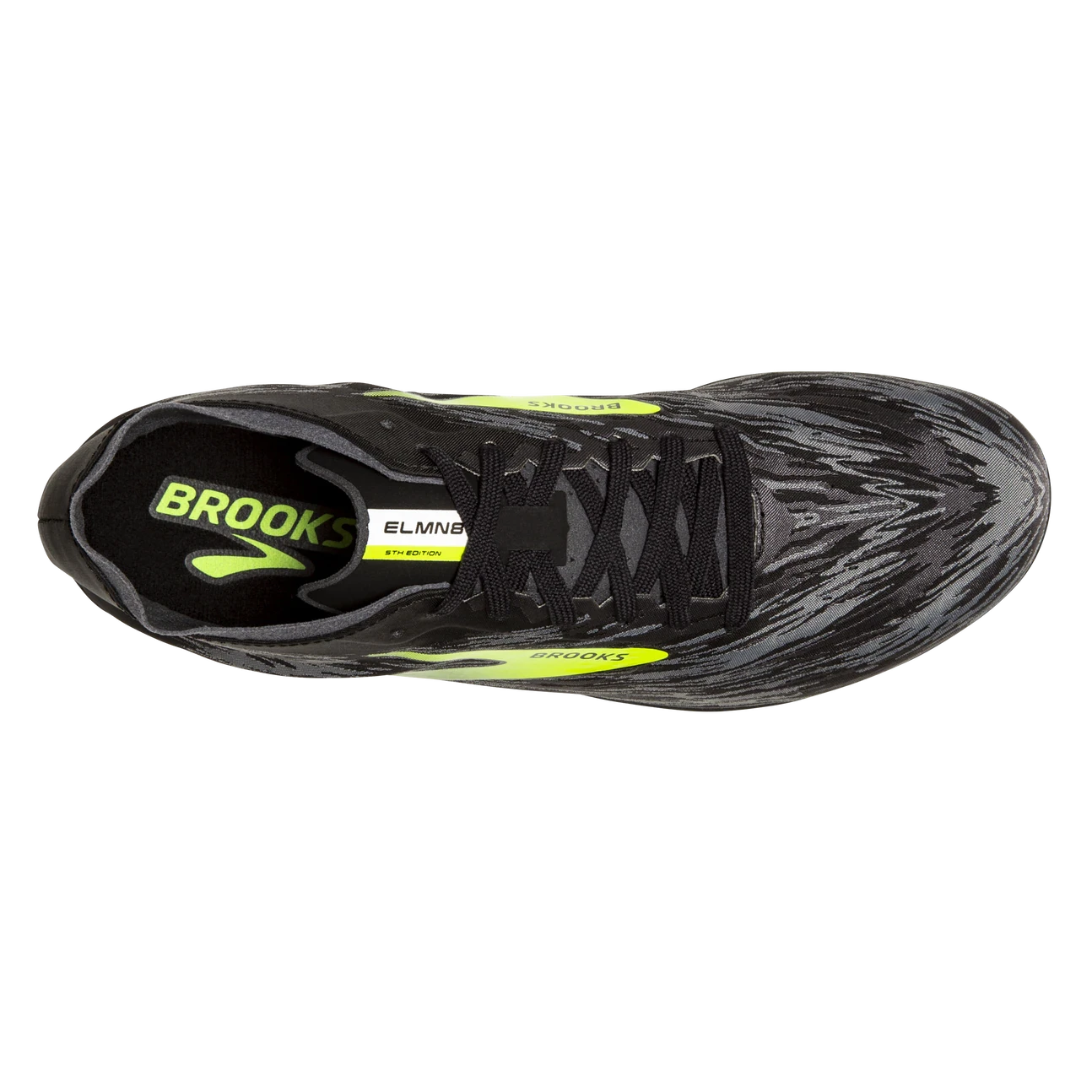 BROOKS Unisex ELMN8 V5 (081 - Black/Grey/Nightlife) 7 BROOKS Unisex ELMN8 V5 (081 - Black/Grey/Nightlife) - Image 5