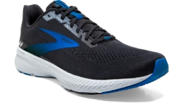 BROOKS Men's Launch 8 (018 - Black/Grey/Blue) -Brooks 110358 018 A Launch 8