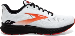 BROOKS Men's Launch 8 (198 - White/Black/Red Clay)