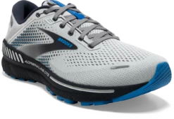 BROOKS Men's Adrenaline GTS 22 (023 - Oyster/India Ink/Blue) -Brooks 110366 023 A Adrenaline GTS 22