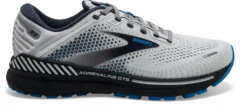 BROOKS Men's Adrenaline GTS 22 (023 - Oyster/India Ink/Blue)