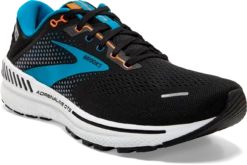BROOKS Men's Adrenaline GTS 22 (034 - Black/Blue/Orange) -Brooks 110366 034 A Adrenaline GTS 22