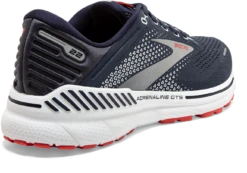 BROOKS Men's Adrenaline GTS 22 (435 - Peacoat/India Ink/Grenadine) -Brooks 110366 435 H Adrenaline GTS 22