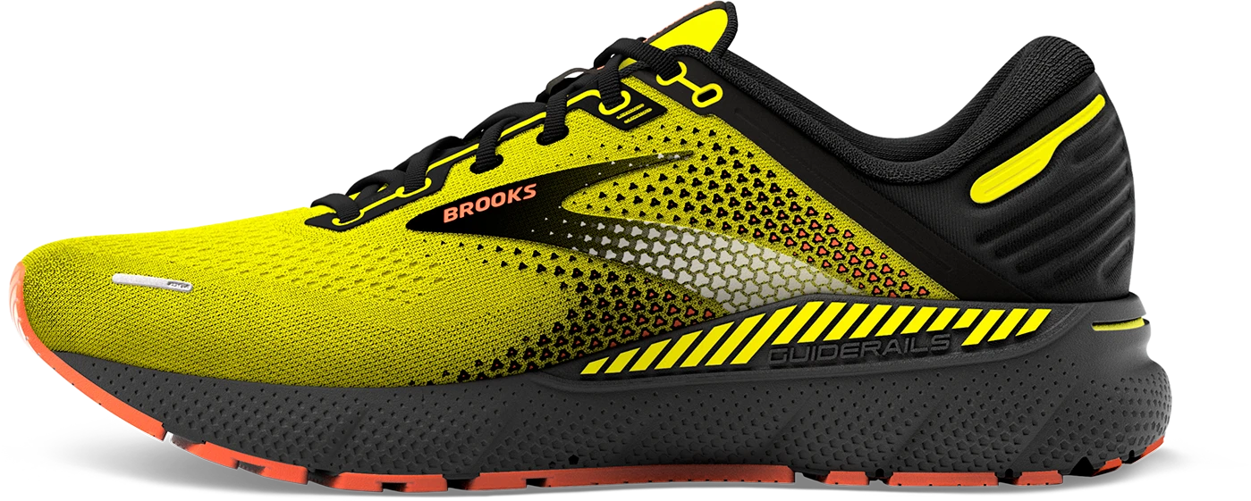 BROOKS Men’s Adrenaline GTS 22 (736 - Nightlife/Black/Flame) 4 BROOKS Men’s Adrenaline GTS 22 (736 - Nightlife/Black/Flame) - Image 2