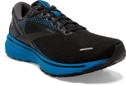 BROOKS Men's Ghost 14 (056 - Black/Blackened Pearl/Blue) -Brooks 110369 056 A Ghost 14