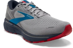 BROOKS Men's Ghost 14 (078 - Grey/Blue/Red) -Brooks 110369 078 A Ghost 14