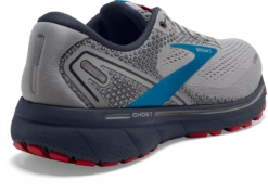 BROOKS Men's Ghost 14 (078 - Grey/Blue/Red) -Brooks 110369 078 H Ghost 14
