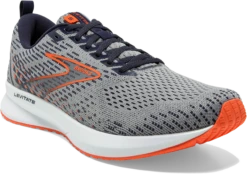 BROOKS Men's Levitate 5 (034 - Grey/Peacoat/Flame) 10 BROOKS Men's Levitate 5 (034 - Grey/Peacoat/Flame) -Brooks 110370 034 A Levitate 5