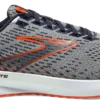BROOKS Men's Levitate 5 (034 - Grey/Peacoat/Flame) -Brooks 110370 034 L Levitate 5