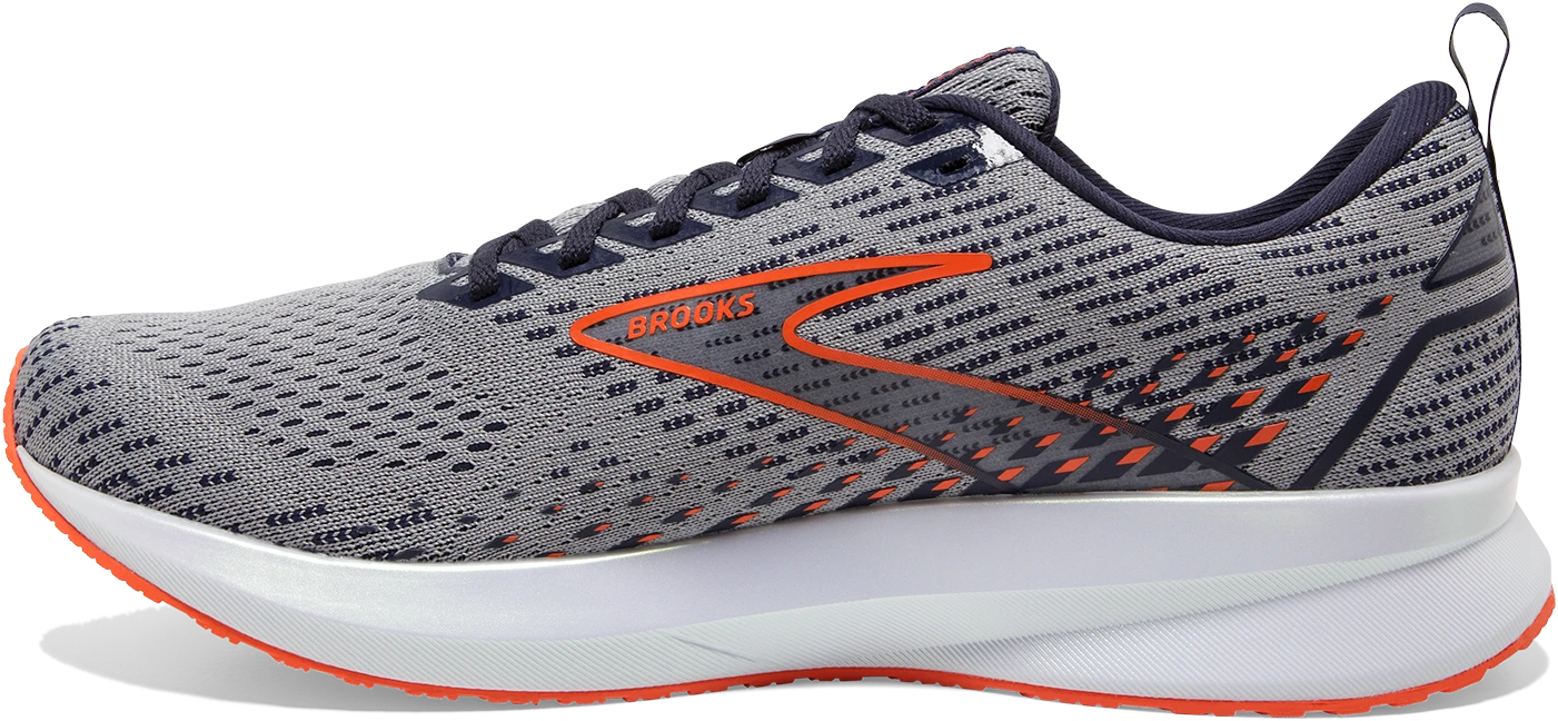 BROOKS Men's Levitate 5 (034 - Grey/Peacoat/Flame) 4 BROOKS Men's Levitate 5 (034 - Grey/Peacoat/Flame) - Image 2