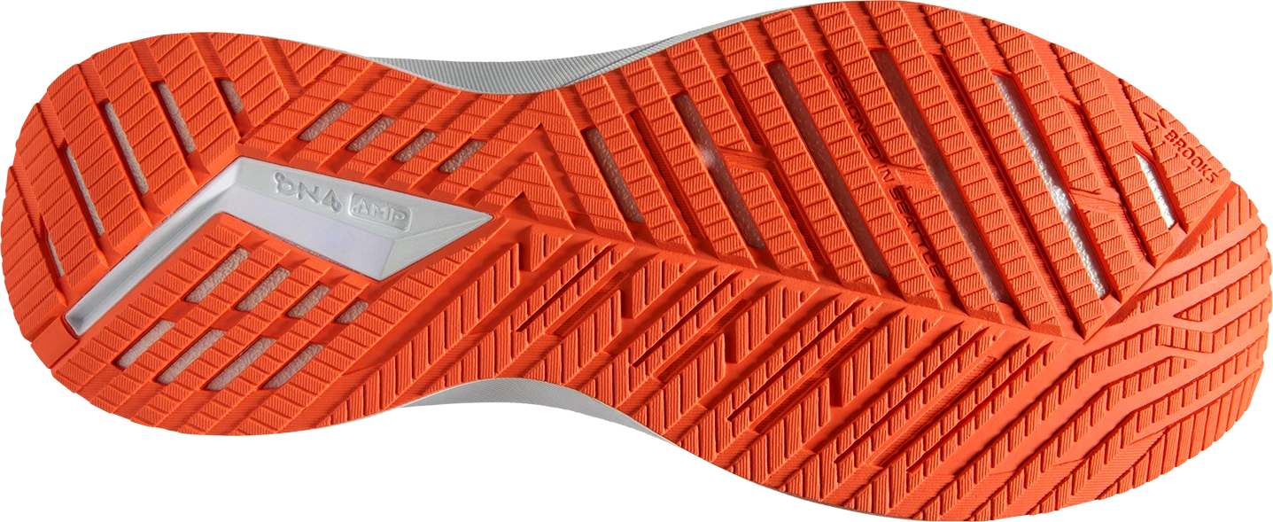 BROOKS Men's Levitate 5 (034 - Grey/Peacoat/Flame) 8 BROOKS Men's Levitate 5 (034 - Grey/Peacoat/Flame) - Image 6