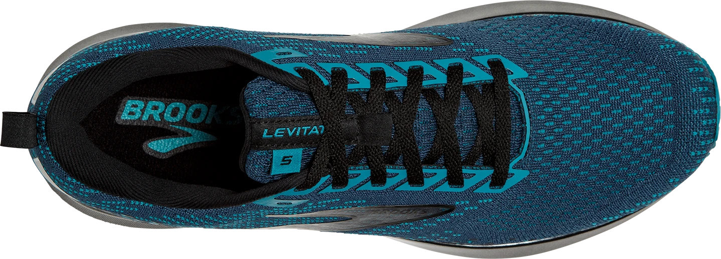BROOKS Men's Levitate 5 (412 - Titan/Crystal Teal/Black) 7 BROOKS Men's Levitate 5 (412 - Titan/Crystal Teal/Black) - Image 5