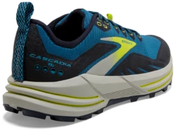 BROOKS Men's Cascadia 16 (469 - Mykonos Blue/Peacoat/Lime) -Brooks 110376 469 H Cascadia 16
