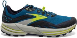 BROOKS Men's Cascadia 16 (469 - Mykonos Blue/Peacoat/Lime)