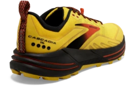 BROOKS Men's Cascadia 16 (745 - Yellow/Black/Grenadine) 11 BROOKS Men's Cascadia 16 (745 - Yellow/Black/Grenadine) -Brooks 110376 745 H Cascadia 16