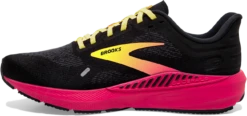 BROOKS Men’s Launch GTS 9 (016 - Black/Pink/Yellow) -Brooks 110387 016 M Launch GTS 9