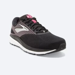 BROOKS Women's Addiction 14 (050 - Black/Hot Pink/Silver) -Brooks 120306 050 a addiction 14 womens cushion running shoe