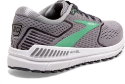 BROOKS Women's Ariel '20 (076 - Alloy/Blackened Pearl/Green) 11 BROOKS Women's Ariel '20 (076 - Alloy/Blackened Pearl/Green) -Brooks 120315 076 H Ariel 20