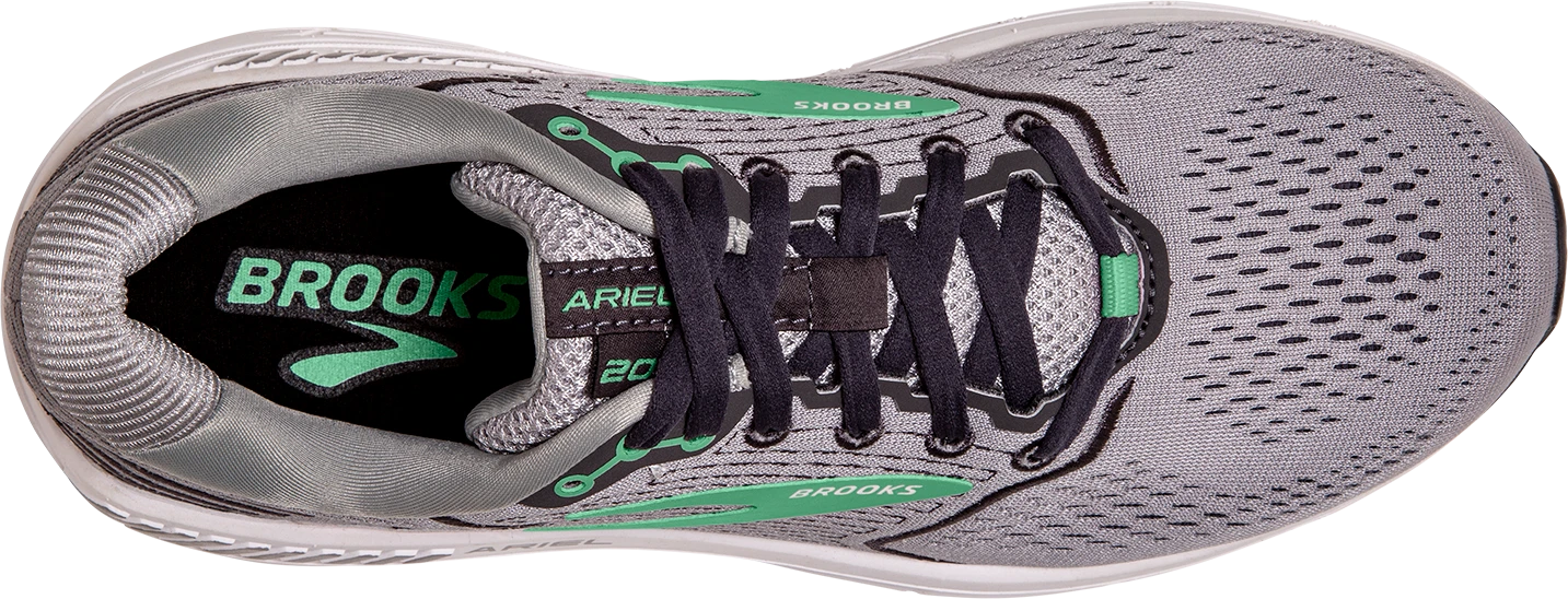 BROOKS Women's Ariel '20 (076 - Alloy/Blackened Pearl/Green) 7 BROOKS Women's Ariel '20 (076 - Alloy/Blackened Pearl/Green) - Image 5