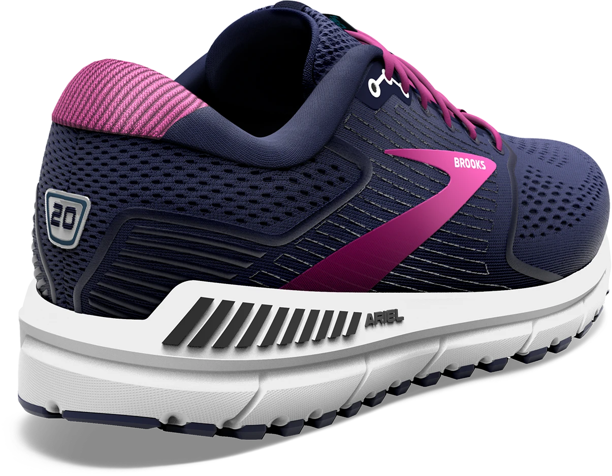 BROOKS Women's Ariel '20 (491 - Peacoat/Vivid Viola/White) 6 BROOKS Women's Ariel '20 (491 - Peacoat/Vivid Viola/White) - Image 4