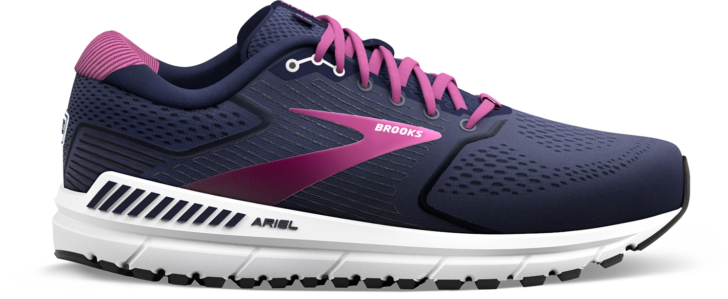 BROOKS Women's Ariel '20 (491 - Peacoat/Vivid Viola/White) 3 BROOKS Women's Ariel '20 (491 - Peacoat/Vivid Viola/White)