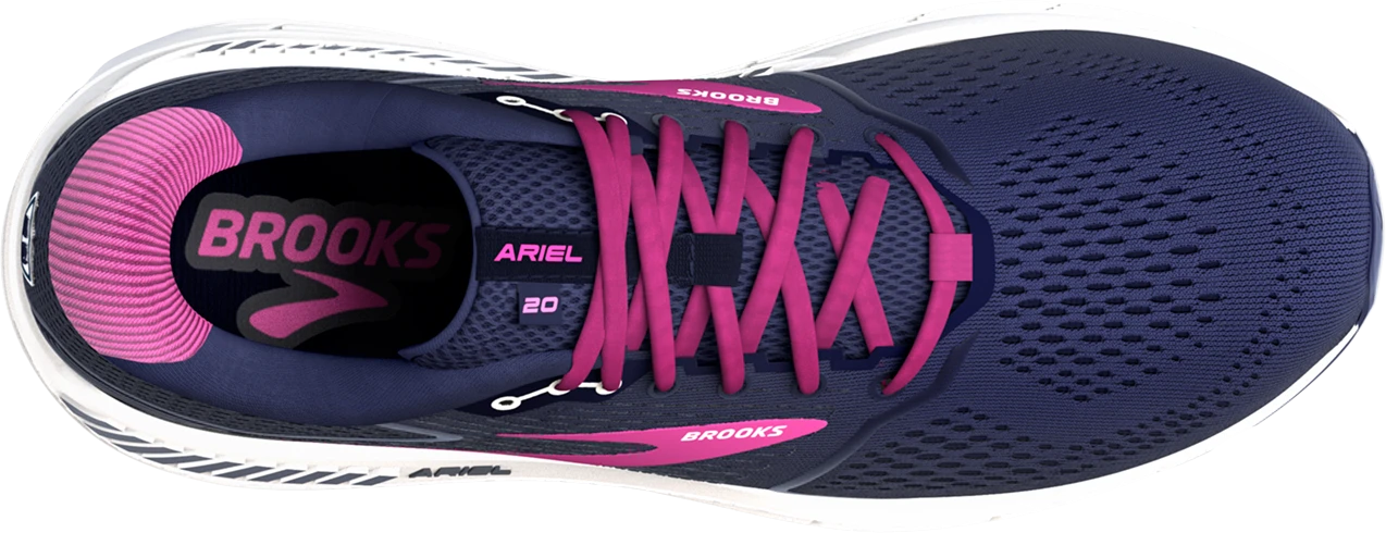 BROOKS Women's Ariel '20 (491 - Peacoat/Vivid Viola/White) 7 BROOKS Women's Ariel '20 (491 - Peacoat/Vivid Viola/White) - Image 5