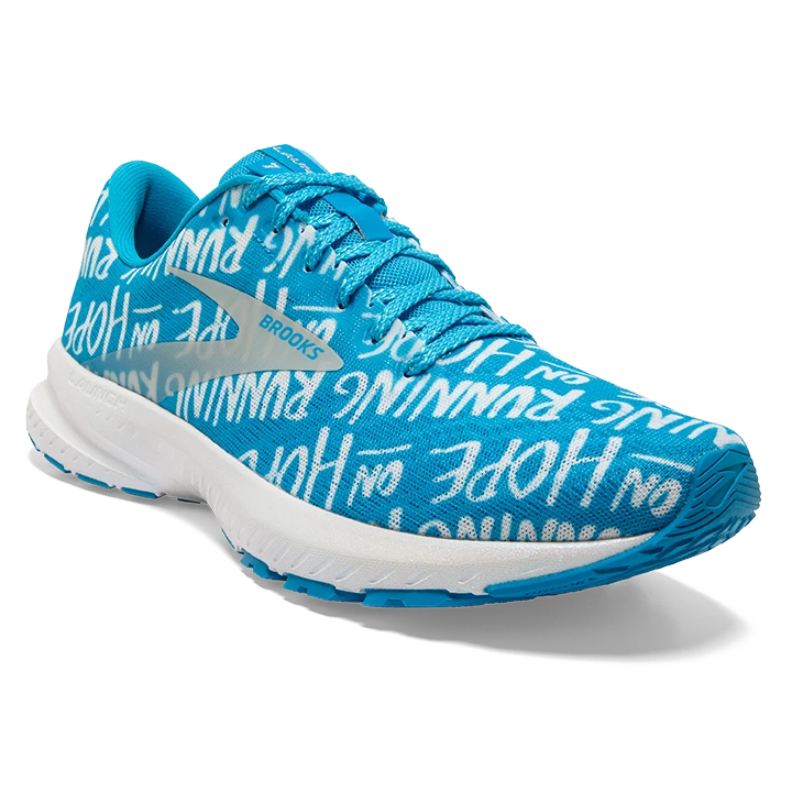 BROOKS Women's Launch 7 “Brave Like Gabe” (406 - Blue/white) 4 BROOKS Women's Launch 7 “Brave Like Gabe” (406 - Blue/white) - Image 2
