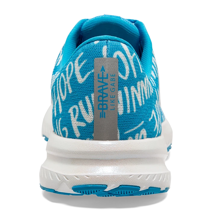 BROOKS Women's Launch 7 “Brave Like Gabe” (406 - Blue/white) 6 BROOKS Women's Launch 7 “Brave Like Gabe” (406 - Blue/white) - Image 4