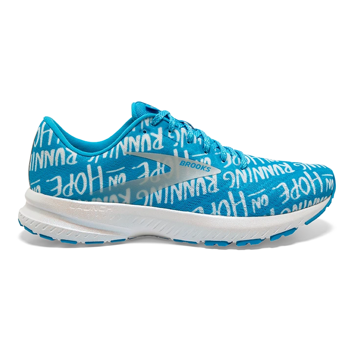 BROOKS Women's Launch 7 “Brave Like Gabe” (406 - Blue/white) 3 BROOKS Women's Launch 7 “Brave Like Gabe” (406 - Blue/white)